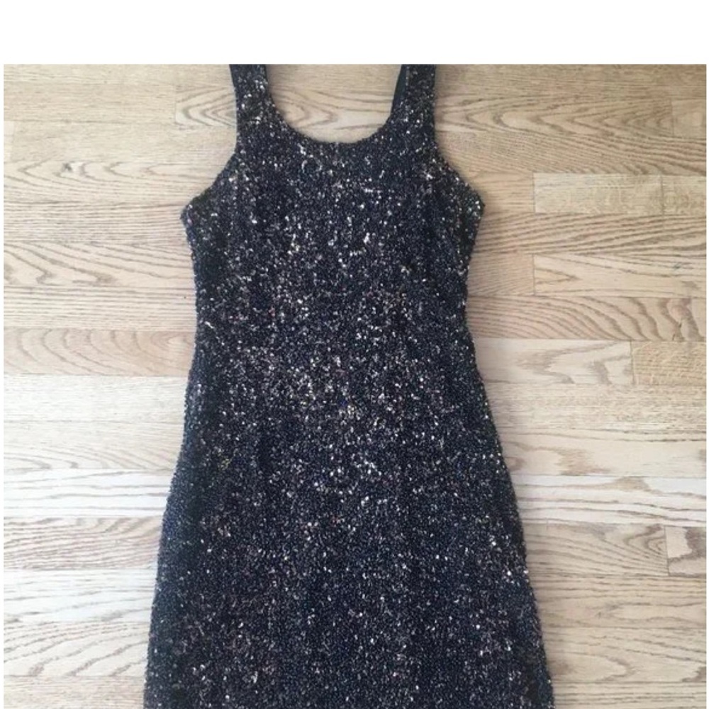 Parker Copper Kenzie Sequin Cocktail Dress